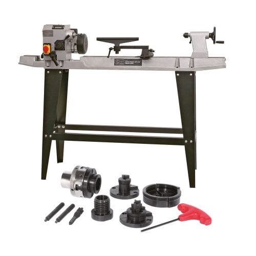 SIP 01938MM 12 inch x 36 inch Wood Lathe with 2 inch Chuck 230 volts