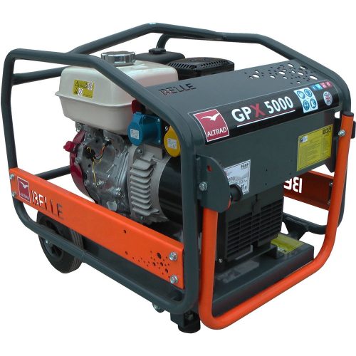 Altrad Belle GPX 5000 CTE Honda Petrol Powered Generator with Wheel Kit 110 volt