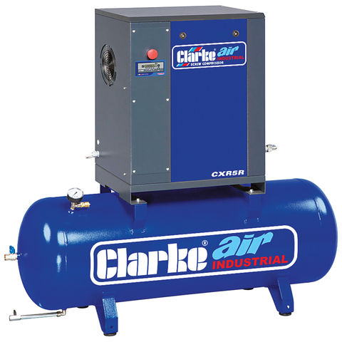 Clarke Clarke CXR5R 17.1cfm 200Litre 5.5HP Industrial Screw Compressor (400V)