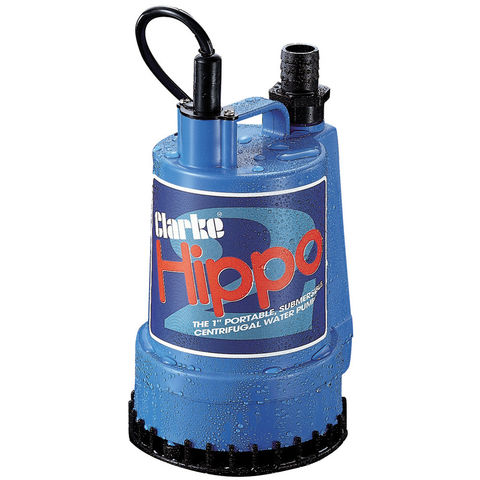 Clarke Clarke Hippo 2 1" 250W 85Lpm 6m Head Submersible Water Pump (110V)
