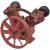 Clarke NH3CV 14 cfm Air Compressor Bare Pump requires 3 hp motor