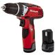 Einhell TE-CD 12 Li 12 volt Cordless Drill and 2 Batteries
