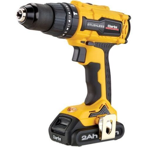 Clarke CON18LIC 18 volt Brushless 2.0Ah Combi Drill or Driver and Hammer Drill 13mm